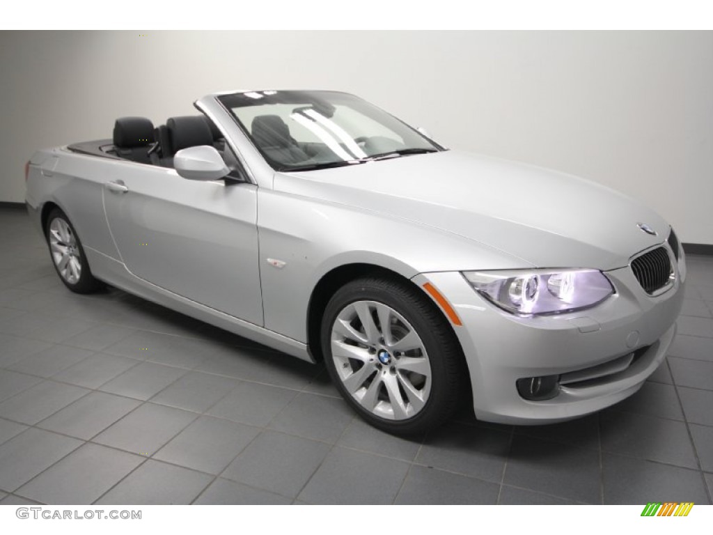 2012 3 Series 328i Convertible - Titanium Silver Metallic / Black photo #1