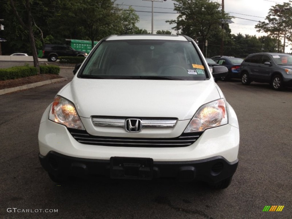 2009 CR-V EX 4WD - Taffeta White / Gray photo #3