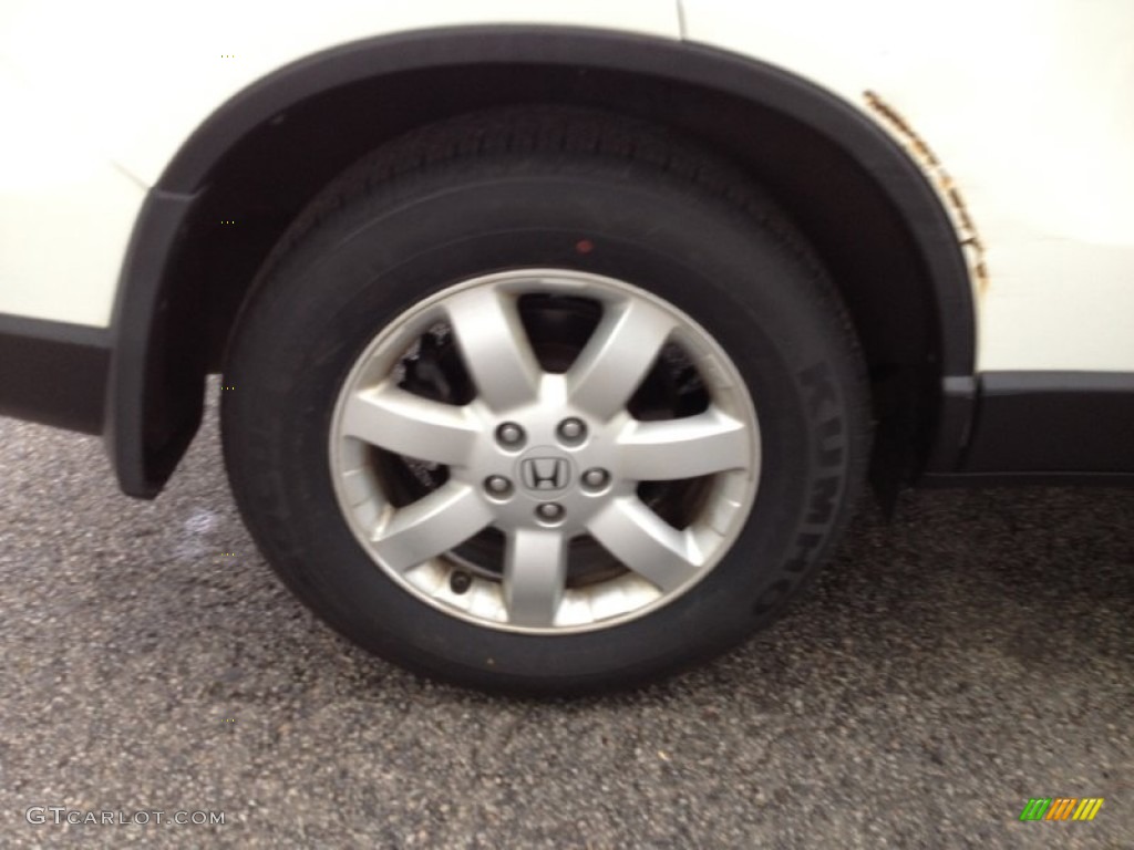 2009 CR-V EX 4WD - Taffeta White / Gray photo #6