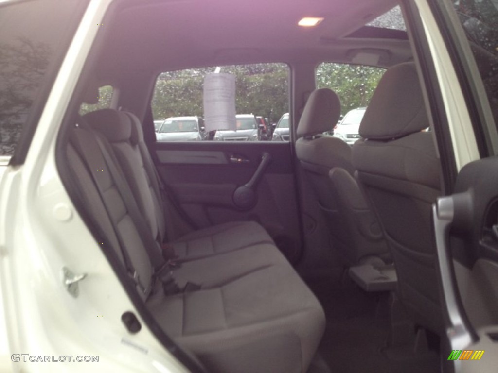 2009 CR-V EX 4WD - Taffeta White / Gray photo #12