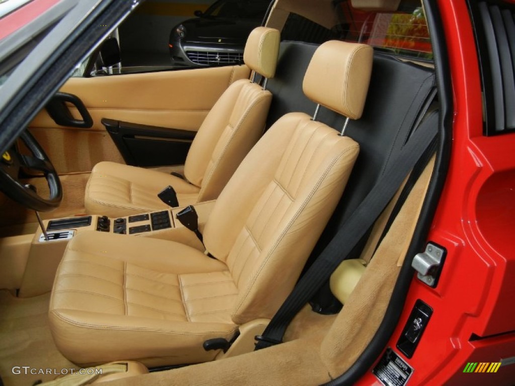 Tan Interior 1989 Ferrari 328 GTS Photo #67120451