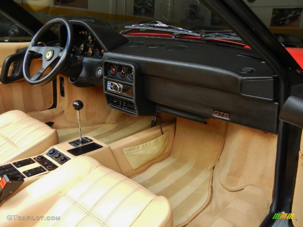1989 Ferrari 328 GTS Tan Dashboard Photo #67120535