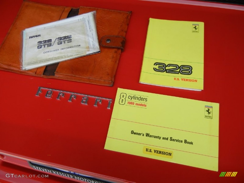 1989 Ferrari 328 GTS Books/Manuals Photo #67120703