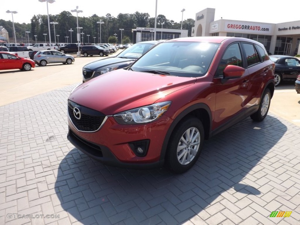 2013 CX-5 Touring - Zeal Red Mica / Black photo #1