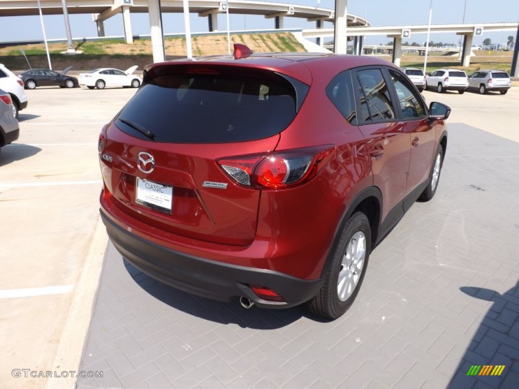 2013 CX-5 Touring - Zeal Red Mica / Black photo #5