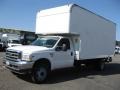 2002 Oxford White Ford F550 Super Duty XL Regular Cab Moving Truck  photo #3