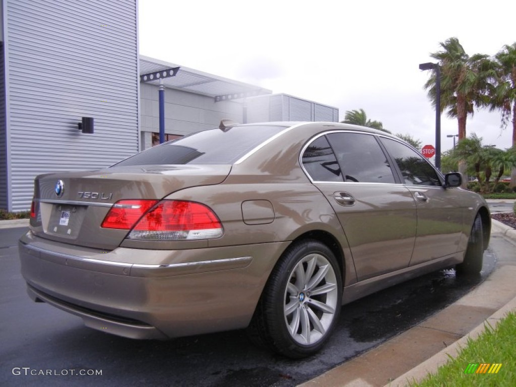Kalahari Beige Metallic 2007 BMW 7 Series 750Li Sedan Exterior Photo #67121849