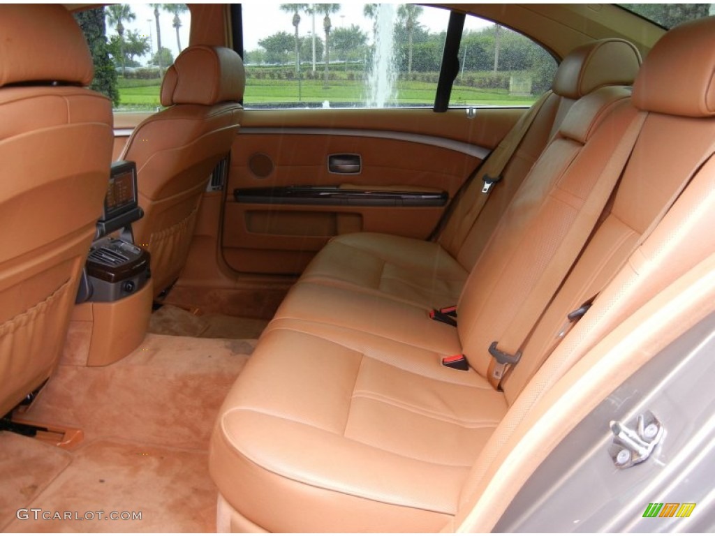 Natural Brown Interior 2007 BMW 7 Series 750Li Sedan Photo #67121933