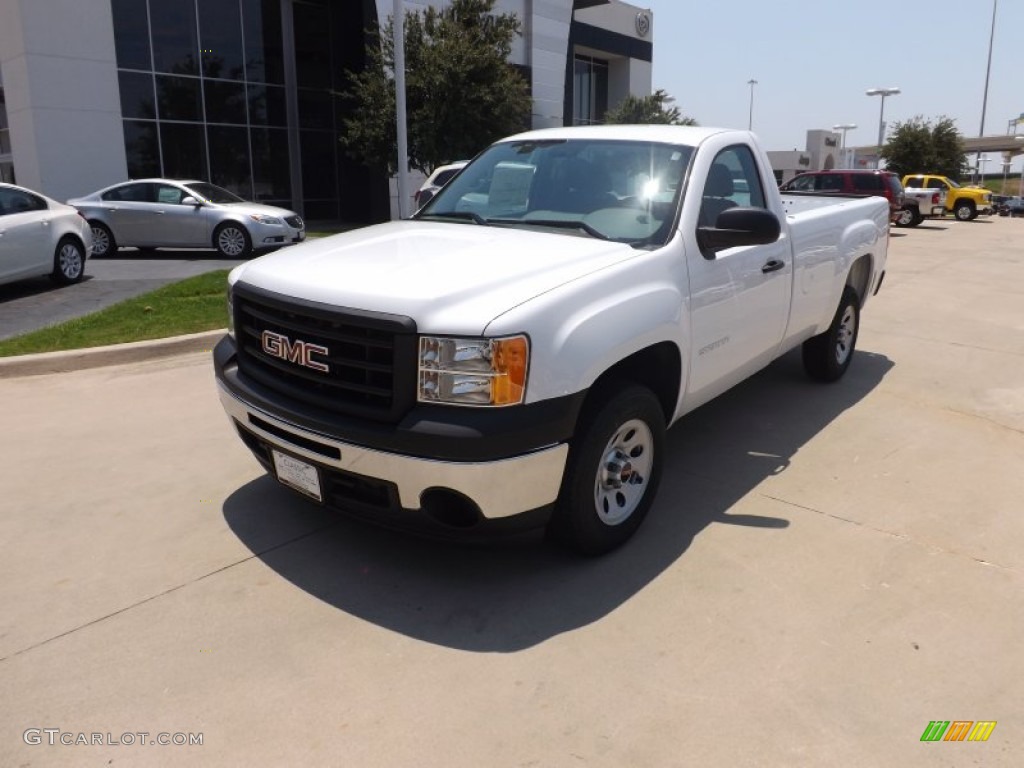 2012 Sierra 1500 Regular Cab - Summit White / Dark Titanium photo #1