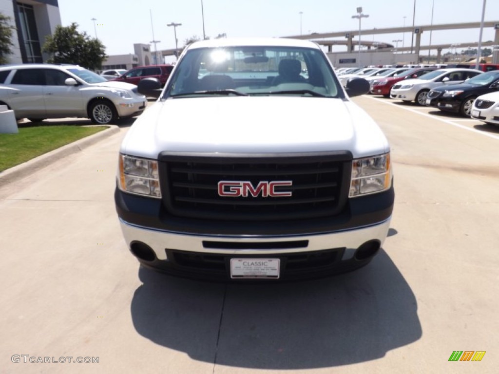 2012 Sierra 1500 Regular Cab - Summit White / Dark Titanium photo #8