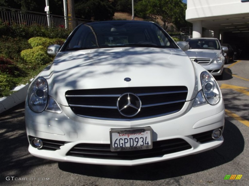 2009 R 350 4Matic - Arctic White / Macadamia photo #1