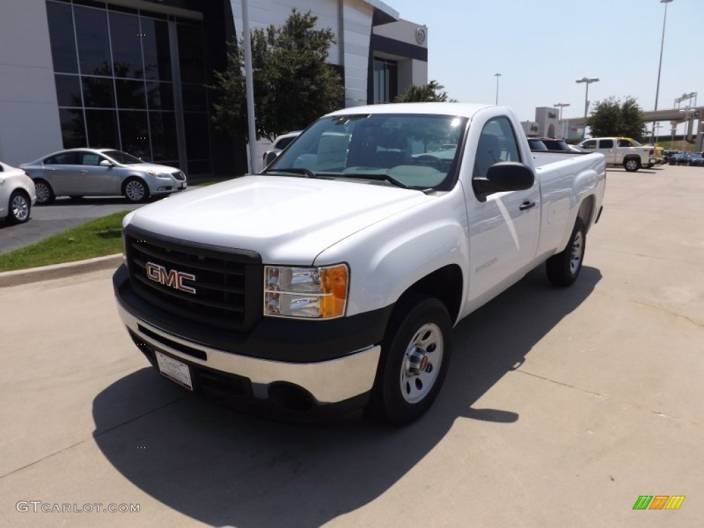 2012 Sierra 1500 Regular Cab - Summit White / Dark Titanium photo #1