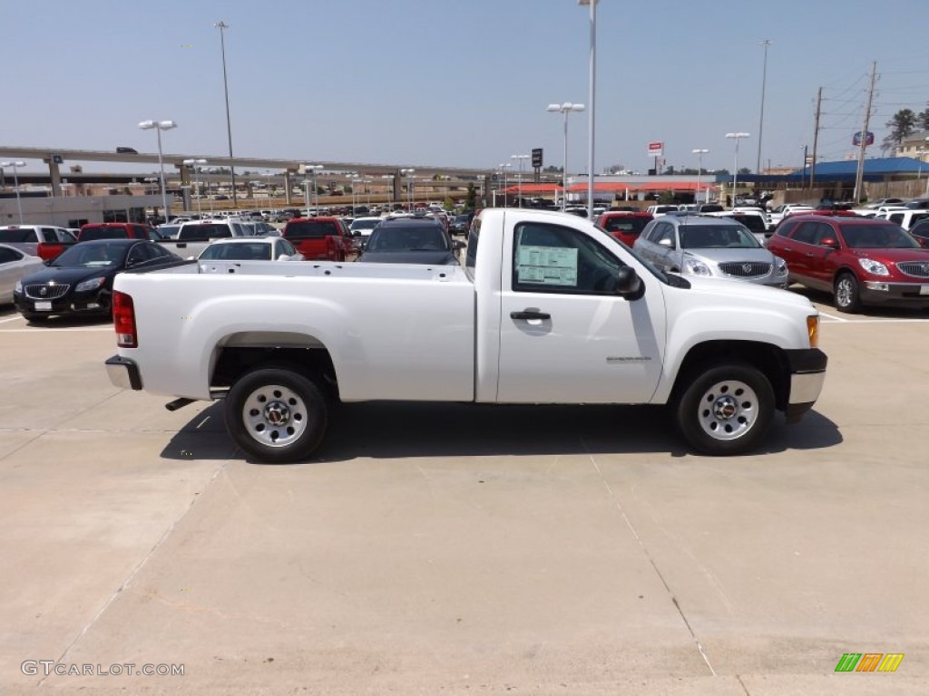 2012 Sierra 1500 Regular Cab - Summit White / Dark Titanium photo #6
