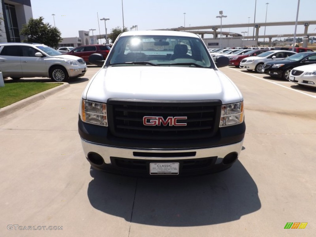 2012 Sierra 1500 Regular Cab - Summit White / Dark Titanium photo #8