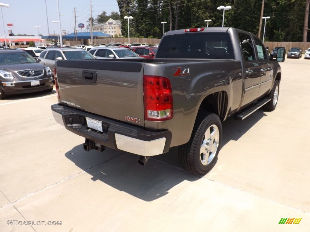 2012 Sierra 2500HD SLE Crew Cab 4x4 - Mocha Steel Metallic / Dark Titanium/Light Titanium photo #5