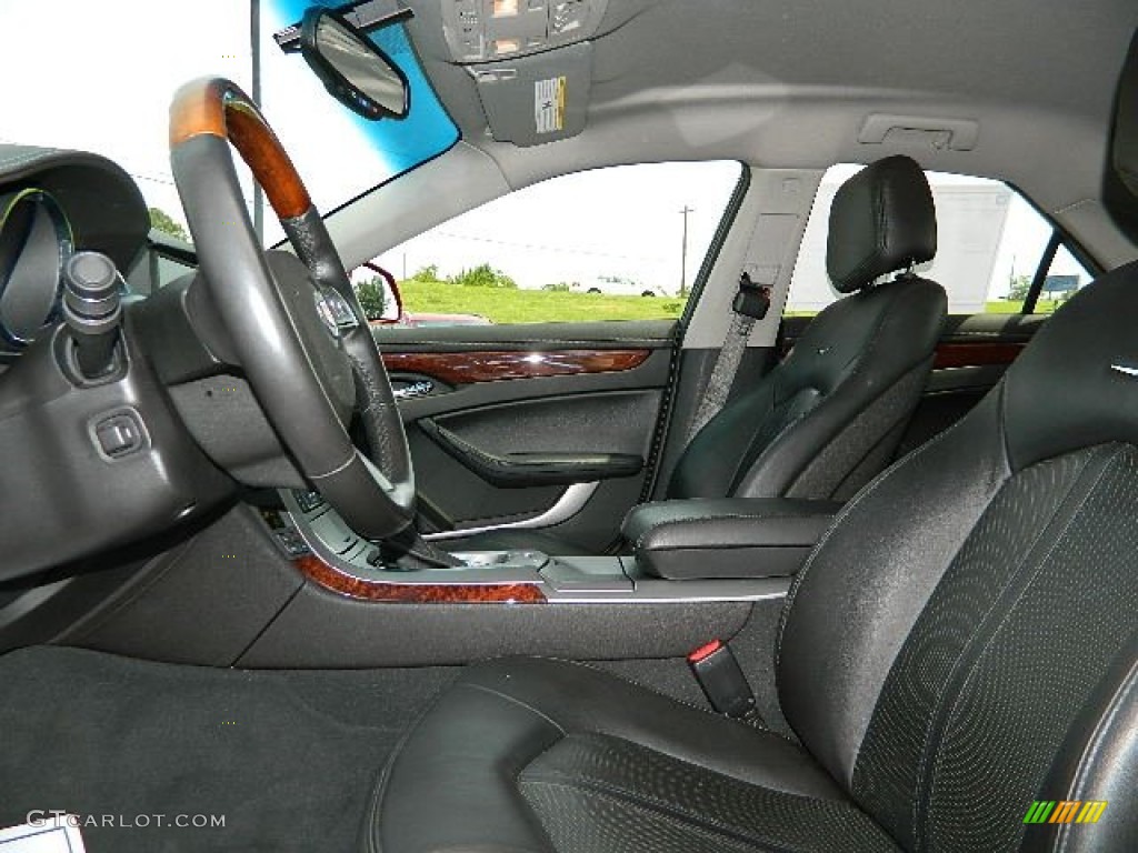 Ebony Interior 2011 Cadillac CTS 3.0 Sedan Photo #67125164