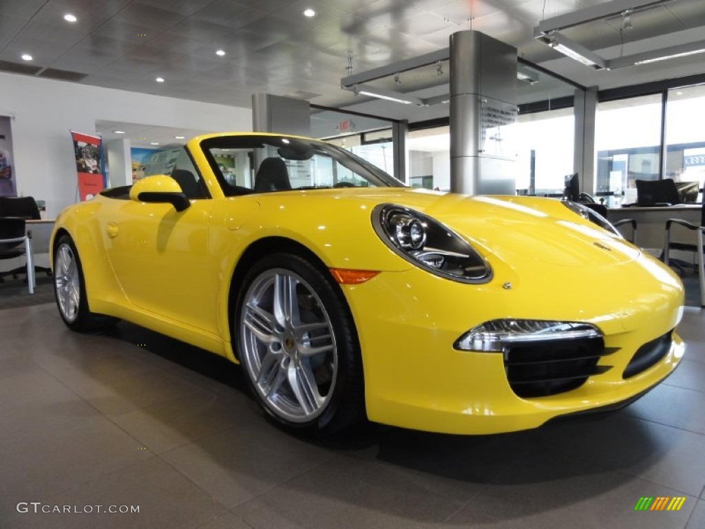 Racing Yellow Porsche New 911