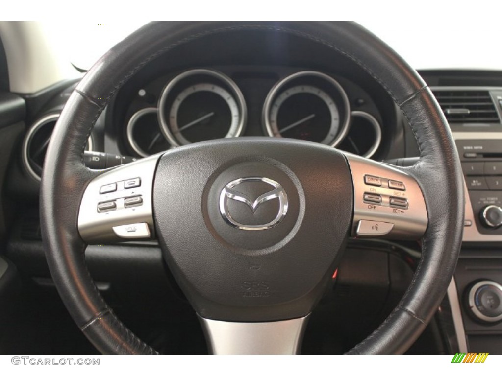 2010 MAZDA6 i Touring Sedan - Black Cherry Metallic / Black photo #10