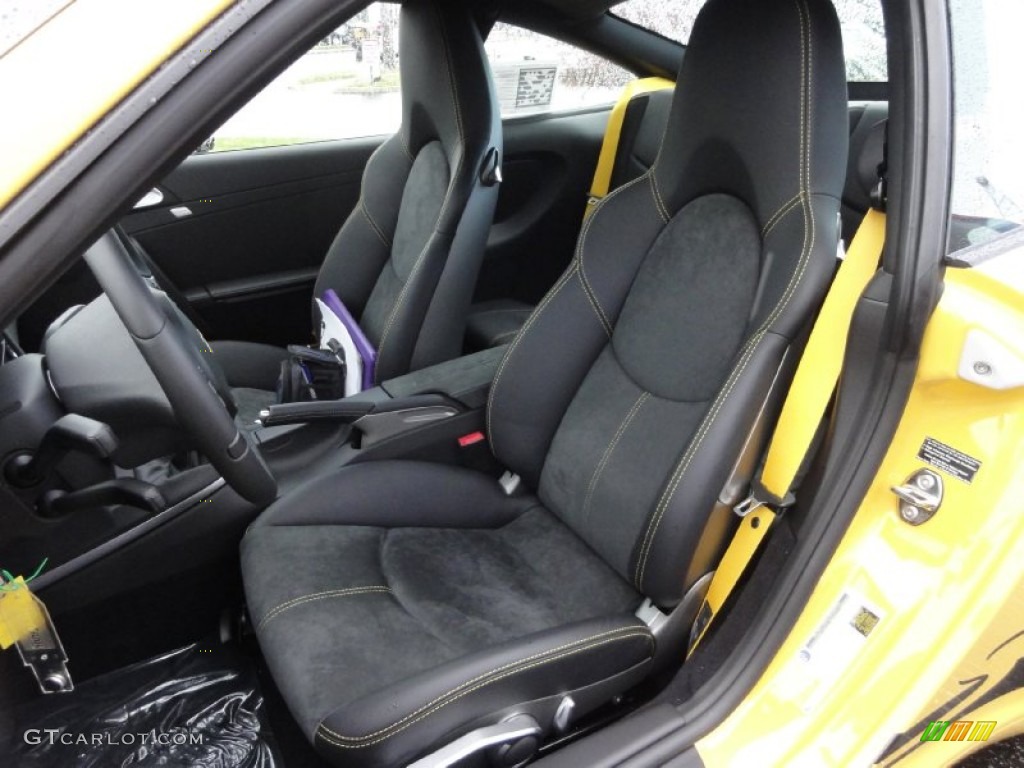 Black Leather w/Alcantara Interior 2012 Porsche 911 Carrera S Coupe Photo #67125662