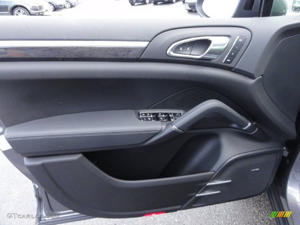 2012 Porsche Cayenne S Black Door Panel Photo #67126220