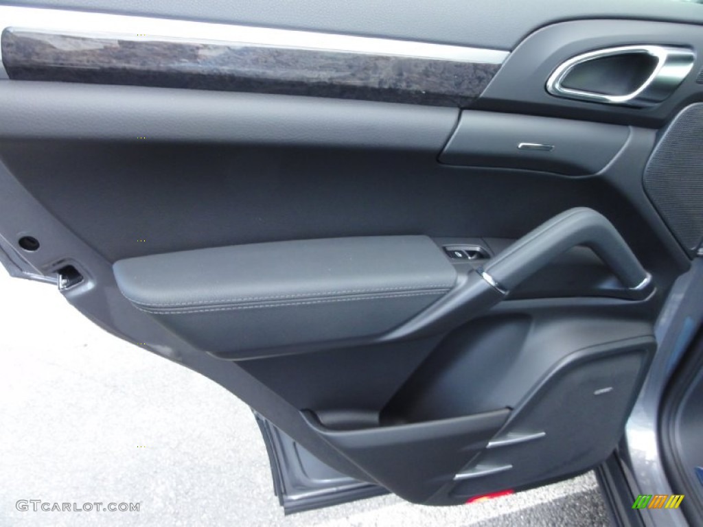 2012 Porsche Cayenne S Black Door Panel Photo #67126334