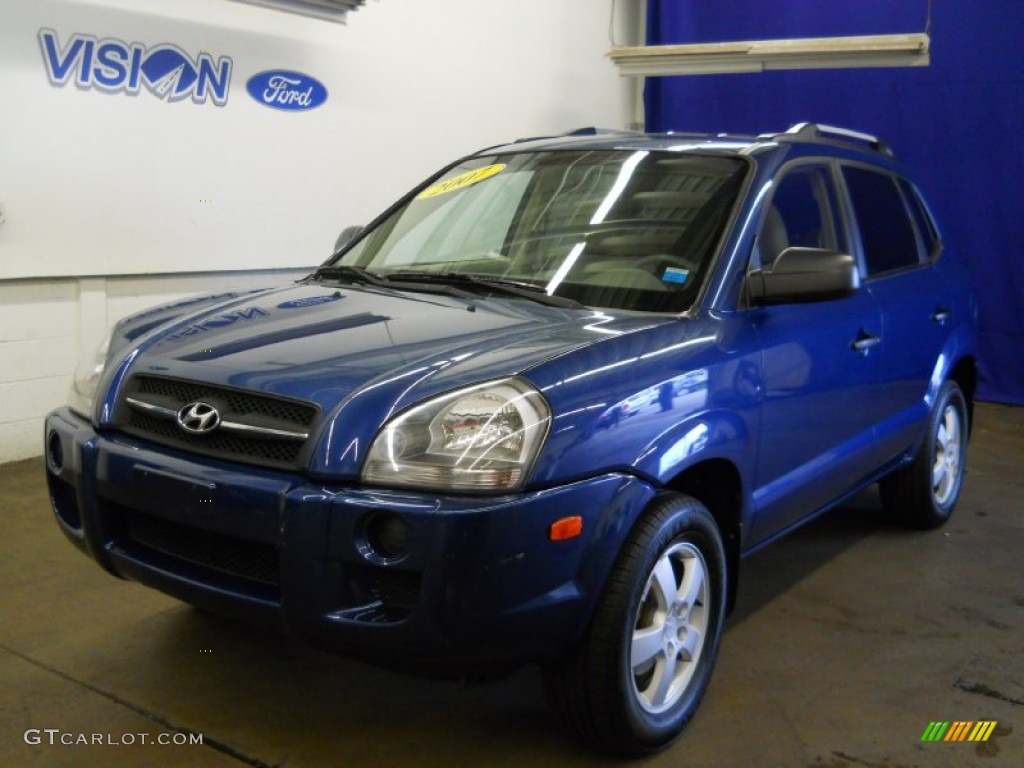 2007 Tucson GLS - Nautical Blue Metallic / Gray photo #1