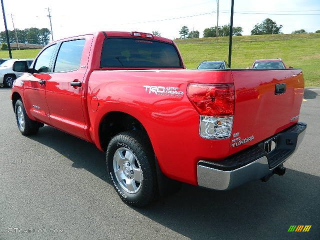 2012 Tundra TRD CrewMax 4x4 - Radiant Red / Graphite photo #5