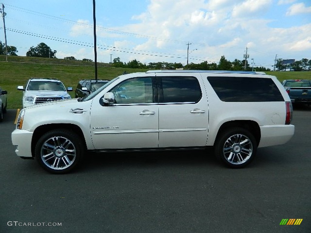 White Diamond Tricoat 2013 Cadillac Escalade ESV Premium AWD Exterior Photo #67128752