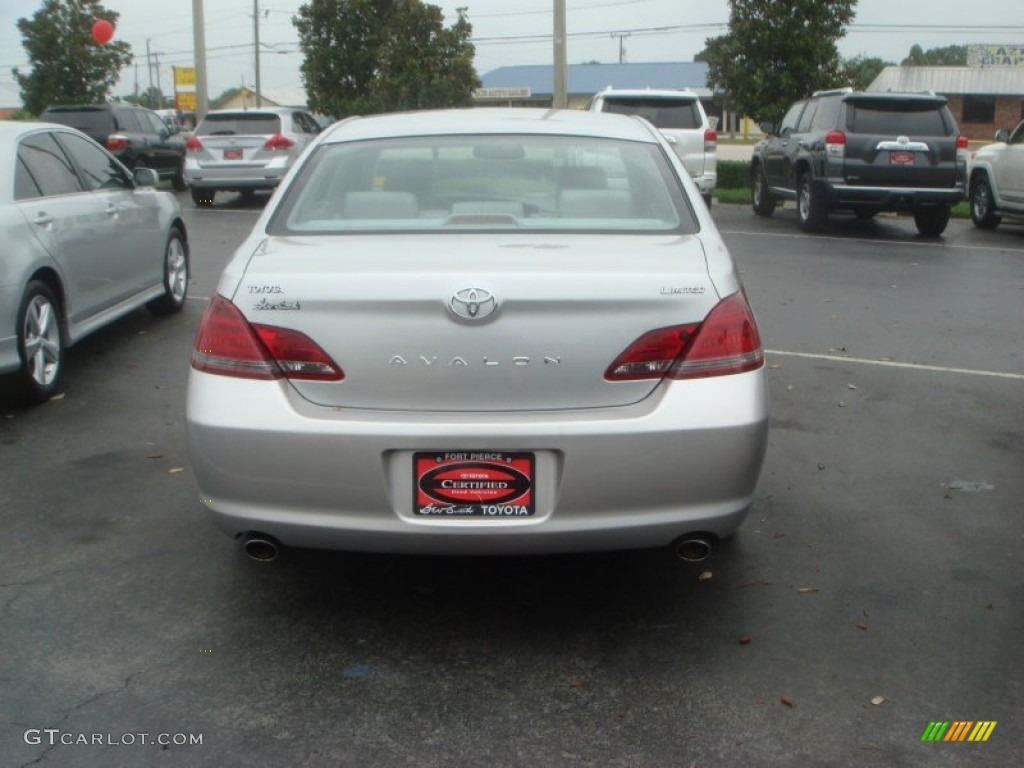 2008 Avalon Limited - Classic Silver Metallic / Dark Charcoal photo #6
