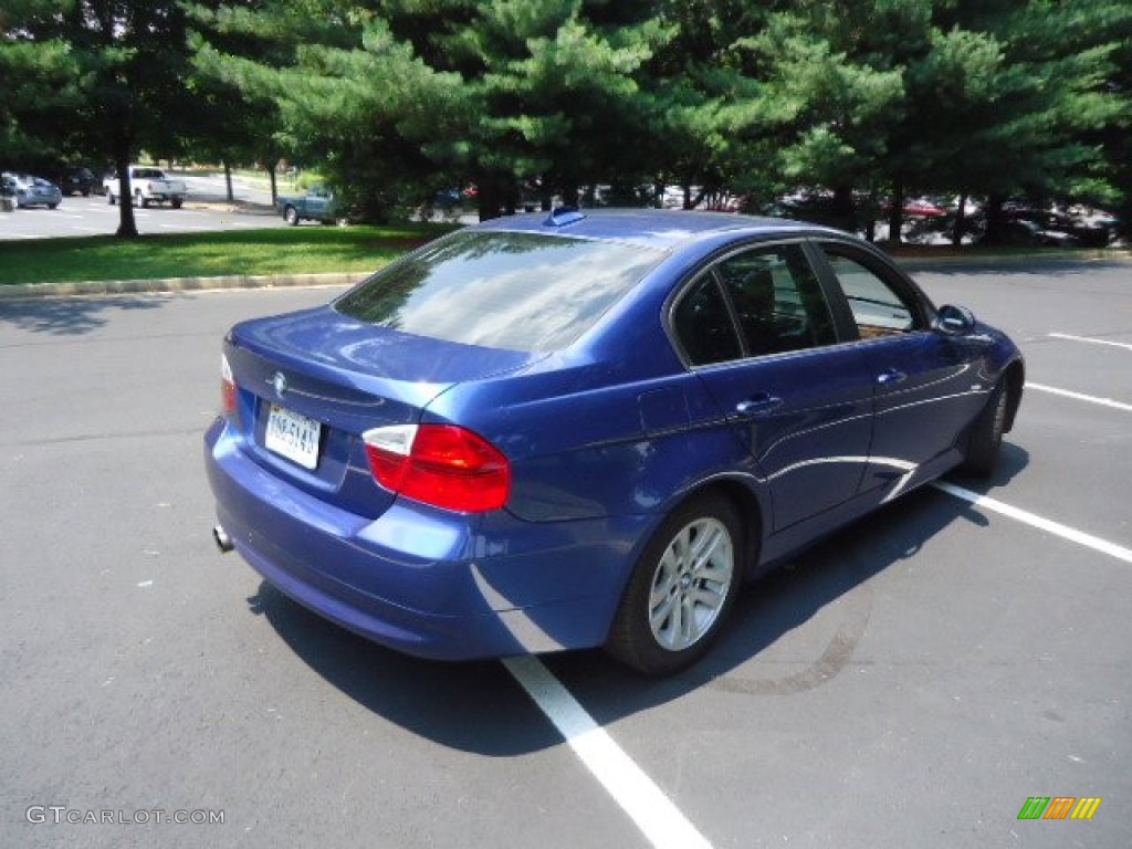 2007 3 Series 328i Sedan - Montego Blue Metallic / Black photo #7