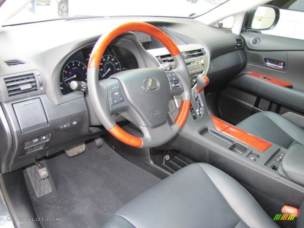 Black Interior 2011 Lexus RX 350 Photo #67131572