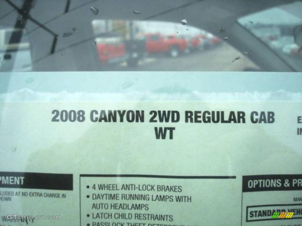 2008 Canyon SL Regular Cab - Silver Birch Metallic / Medium Pewter photo #23