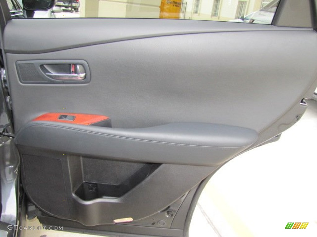 2011 Lexus RX 350 Black Door Panel Photo #67131794