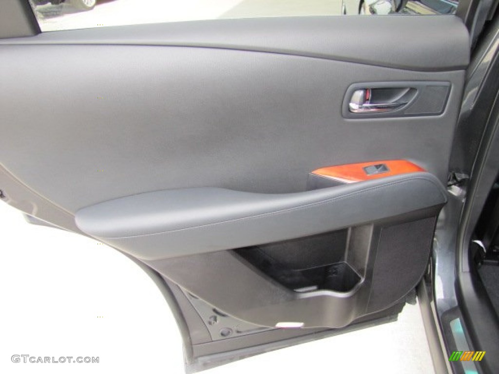 2011 Lexus RX 350 Black Door Panel Photo #67131800