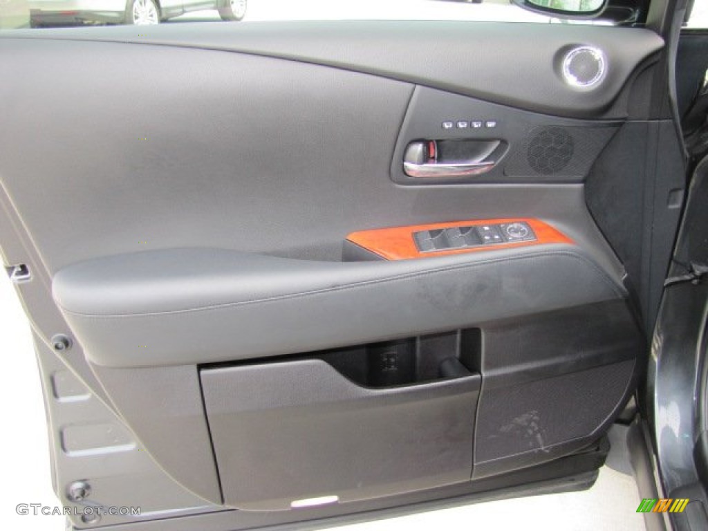 2011 Lexus RX 350 Black Door Panel Photo #67131806