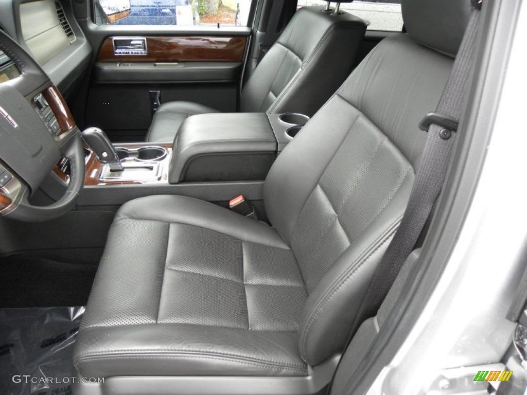 Charcoal Black Interior 2012 Lincoln Navigator L 4x2 Photo #67133534