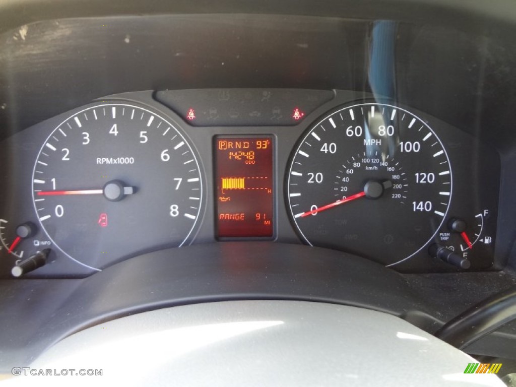 2012 Nissan NV 2500 HD S High Roof Gauges Photos