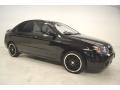 2006 Ebony Black Kia Spectra SX Sedan  photo #2