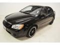 2006 Ebony Black Kia Spectra SX Sedan  photo #7