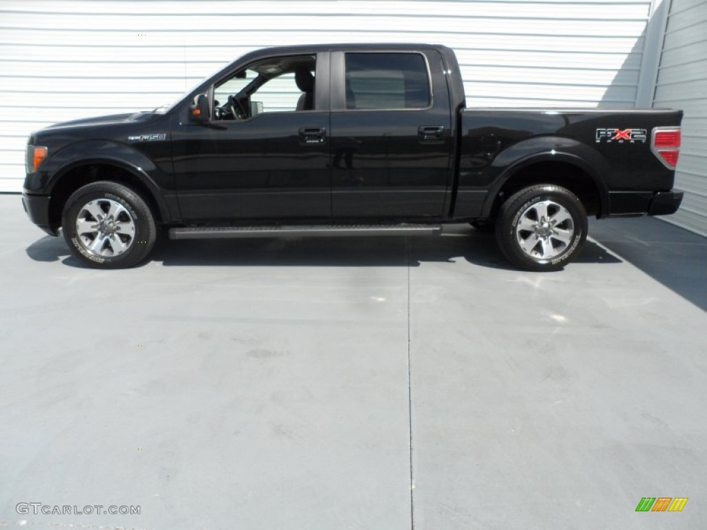 2010 F150 FX2 SuperCrew - Tuxedo Black / Black photo #5