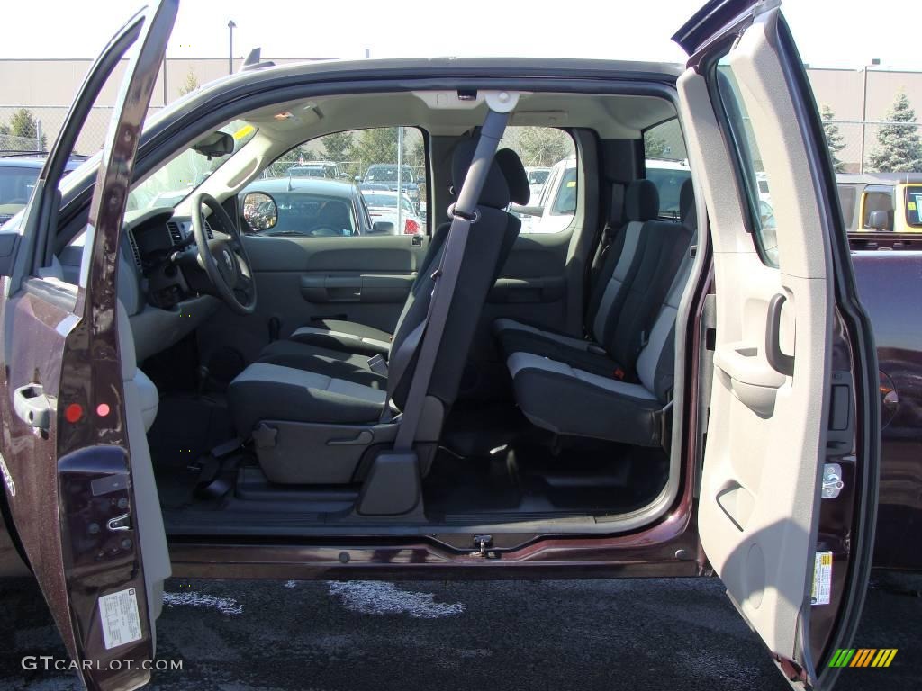 2008 Sierra 1500 Extended Cab 4x4 - Dark Crimson Metallic / Dark Titanium photo #19