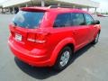 2012 Bright Red Dodge Journey SE  photo #6