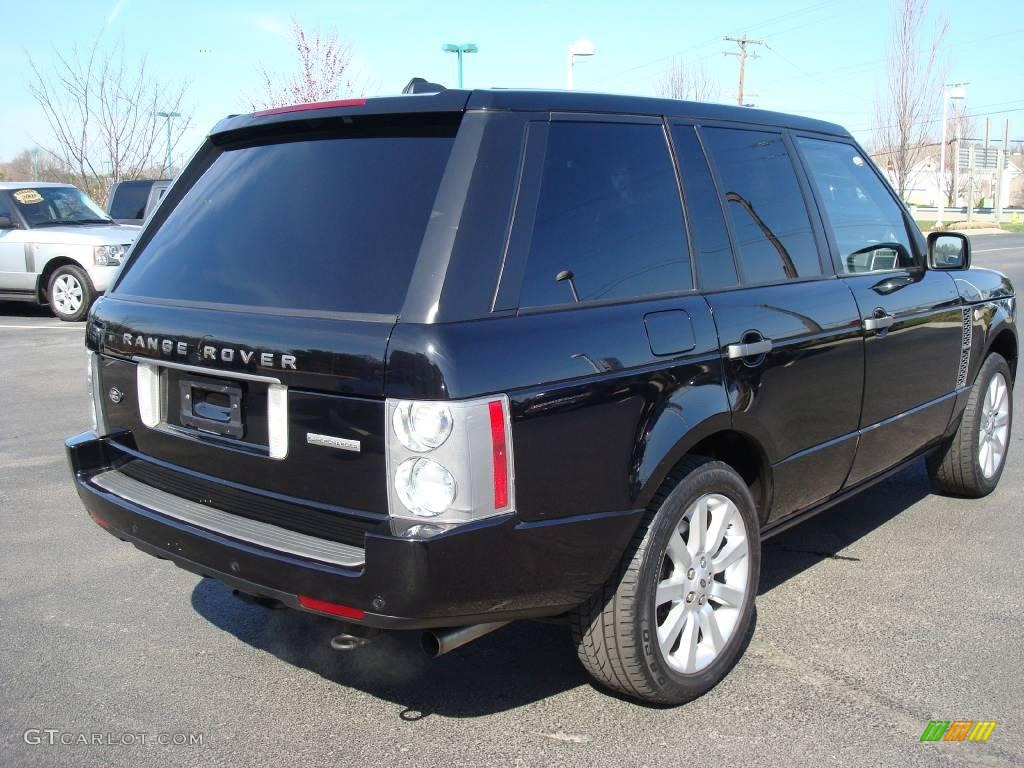 2006 Range Rover Supercharged - Java Black Pearl / Jet Black/Jet photo #6