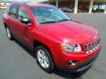 2012 Deep Cherry Red Crystal Pearl Jeep Compass Latitude  photo #1