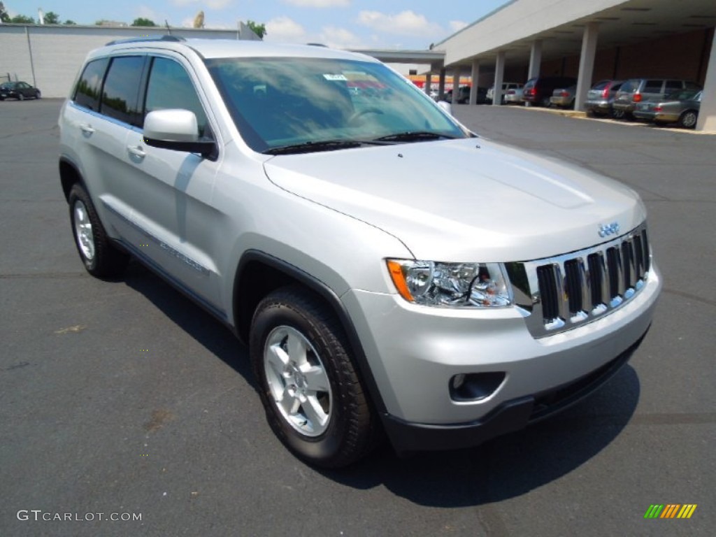 2012 Grand Cherokee Laredo 4x4 - Bright Silver Metallic / Black photo #1