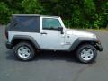 2012 Bright Silver Metallic Jeep Wrangler Sport S 4x4  photo #4