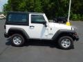 2012 Bright White Jeep Wrangler Sport 4x4  photo #4