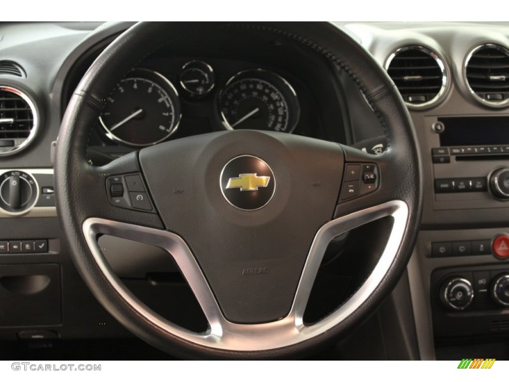 2012 Chevrolet Captiva Sport LS Black Steering Wheel Photo #67141491