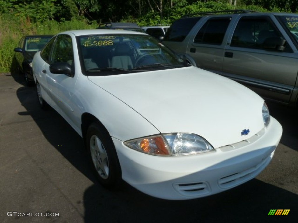 2002 Cavalier Coupe - Bright White / Graphite photo #1