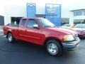 Bright Red 2001 Ford F150 XLT SuperCab